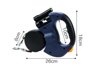 NightTwin Retractable dual leash
