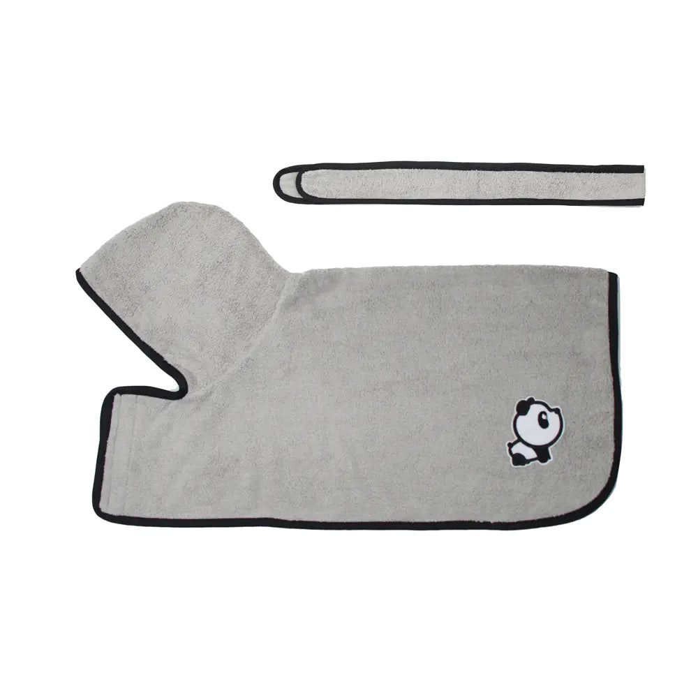 PlushDry Pet Bathrobe With Tie Belt