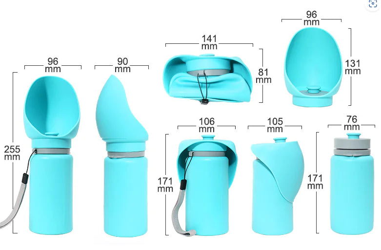 FlipSip Foldable Travel Bottle