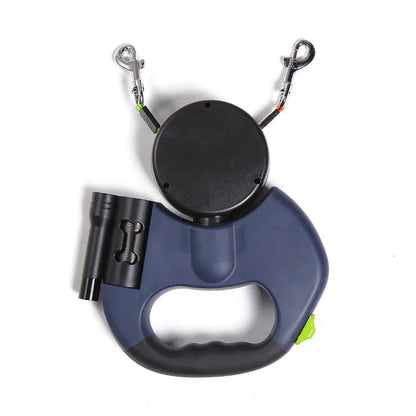NightTwin Retractable dual leash