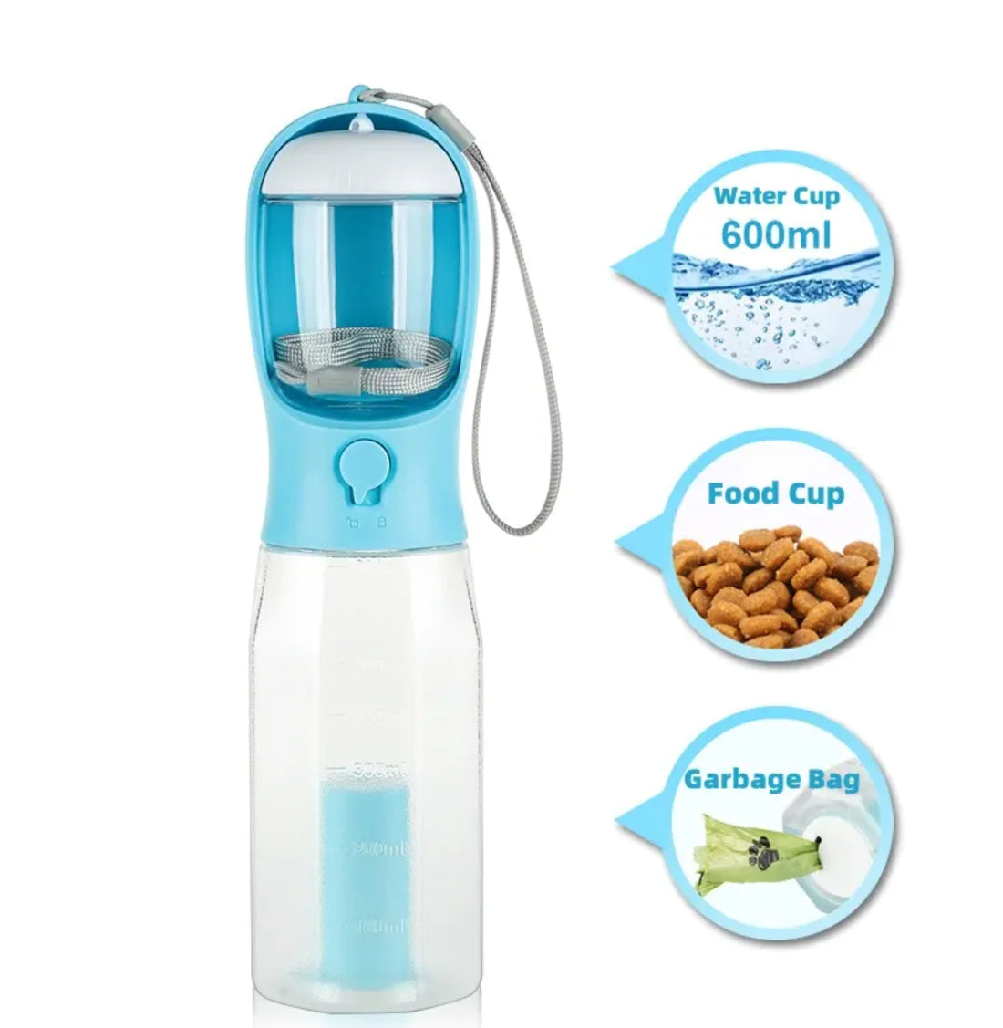 TripliPet Trio Travel Bottle